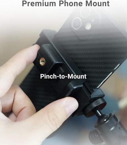 حامل هاتف الجيتار (مستقر، خفيف الوزن) حامل رأس لتسجيل الفيديو، ملحقات الموسيقى الورقية الرقمية للجيتار/الجيتار الكهربائي/الباس | أورلنك GM1 in Kuwait