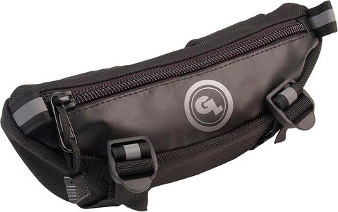Giant Loop Zigzag Handlebar Bag, 1.5 Liter Black Windshield Pouch, Fits Any Motorbike, Dirt Bike & Snow Bike in Kuwait