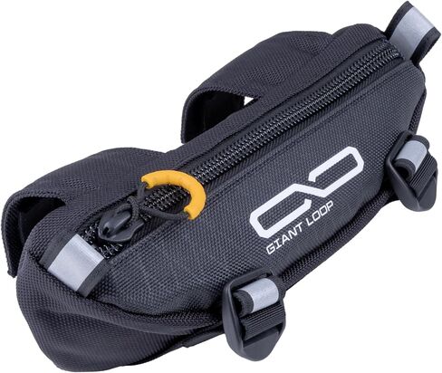 Giant Loop Zigzag Handlebar Bag, 1.5 Liter Black Windshield Pouch, Fits Any Motorbike, Dirt Bike & Snow Bike in Saudi Arabia