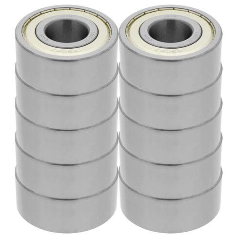 [10-Pack] 5305-ZZ - Double Row Angular Contact Ball Bearing 0.984 in x 2.441 in x 1 in (ID x OD x W) | 25 mm x 62 mm x 25.4 mm (ID x OD x W) with Double Metal Shield in Saudi Arabia