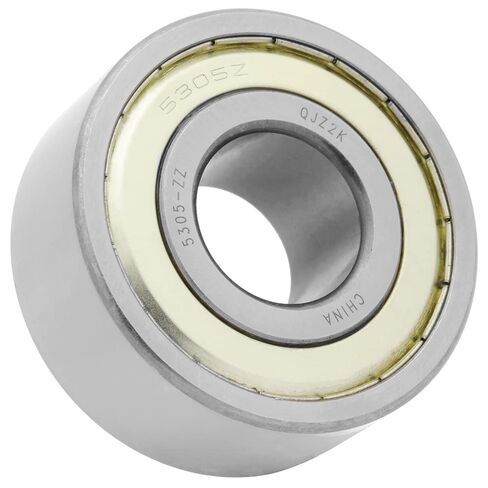 [10-Pack] 5305-ZZ - Double Row Angular Contact Ball Bearing 0.984 in x 2.441 in x 1 in (ID x OD x W) | 25 mm x 62 mm x 25.4 mm (ID x OD x W) with Double Metal Shield in Saudi Arabia