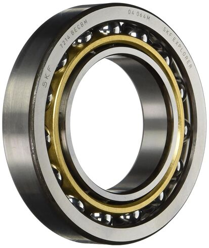 SKF 7207 BECBY محمل كروي للتلامس الزاوي من سلسلة Light، تركيب عالمي، دقة ABEC 1، زاوية تلامس 40 درجة، مفتوح، قفص نحاسي، خلوص عادي، تجويف 35 مم، 72 مم OD، عرض 17 مم، 19000.0 رطل سعة تحميل ثابتة، 29100.00 رطل سعة تحميل ديناميكية in Saudi Arabia