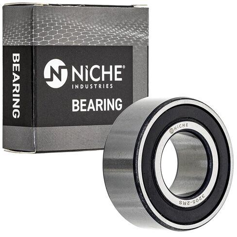 NICHE Wheel Bearing 3205-2RS 25x52x20.5mm Double Row Angular Contact 10 Pack in Saudi Arabia