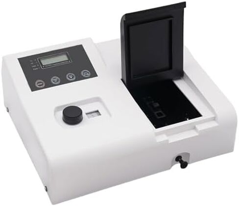 Visible Light Spectrophotometer, 6nm Portable LCD Display wavelength Spectrophotometer, with Automatic zeroing Function, Digital Laboratory Spectrophotometer. in Saudi Arabia