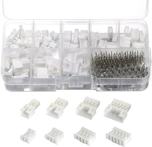 PH 2/3/4/5 Pin 2.0mm Pitch Connector Kit,JST 2.0mm Male & Female Housing with Terminals,for Plug-in Wire-to-Wire Connection, DIY Electronics, Drone, LED, RC Models in Kuwait