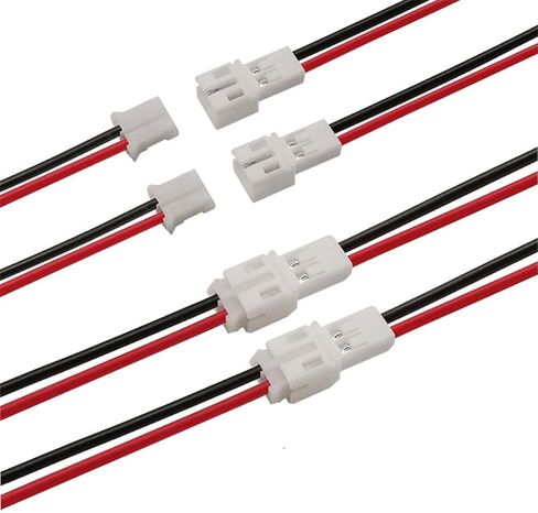 PH 2/3/4/5 Pin 2.0mm Pitch Connector Kit,JST 2.0mm Male & Female Housing with Terminals,for Plug-in Wire-to-Wire Connection, DIY Electronics, Drone, LED, RC Models in Kuwait