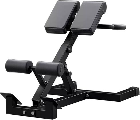 esmen Hyperextension Bench كرسي روماني قابل للتعديل، معدات تمرين القوة، آلات تدريب الساق، معدات تمارين البطن لتحميل صالة الألعاب الرياضية المنزلية 330 رطل in Saudi Arabia