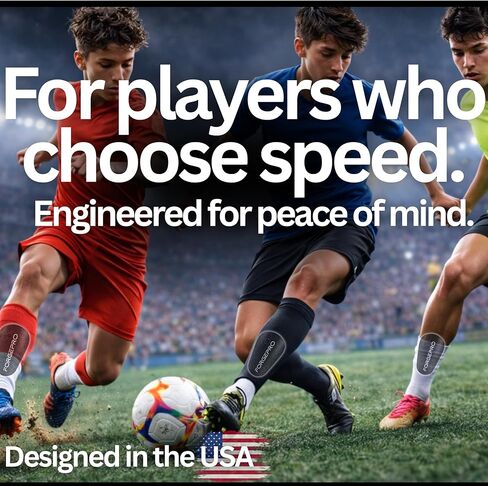 Agility Mini Shin Guards – Ultra-Light Soccer Shin Pads for Speed Players | Low-Profile Protection for Youth, Teens & Adults | CPSIA Certified in Saudi Arabia