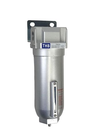 1" NPT Industrial Particulate Filter, Removes Water, Moisture, Debris from Compressed Air Lines, 11oz Bowl (225 PSI Max) in Kuwait