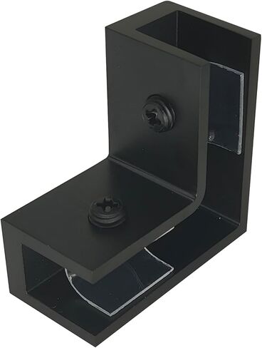 90 Degree Sleeve Over Shower Glass Clamp, Glass Shower Door Hardware, Glass to Glass Clamp, Glass Shower Door Right Angle Connector for Bathroom, Showroom and Corner Shower Door in Kuwait