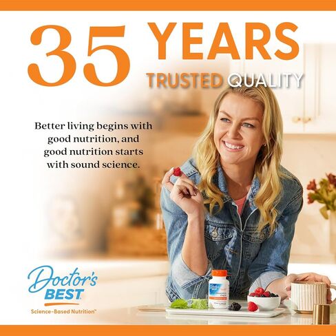 Doctor's Best High Absorption CoQ10 with BioPerine, Heart Health & Energy Production, Naturally Fermented, Vegetarian, Gluten Free, 200 mg, 60 Veggie Softgels in Kuwait