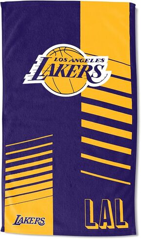 Northwest NBA Los Angeles Lakers Oversized Microfiber Beach Towel, 40 x 72 Inches – Quick Dry, Sand Resistant, Lightweight, Highly Absorbent, Riser Design in Kuwait