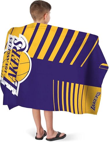 Northwest NBA Los Angeles Lakers Oversized Microfiber Beach Towel, 40 x 72 Inches – Quick Dry, Sand Resistant, Lightweight, Highly Absorbent, Riser Design in Kuwait