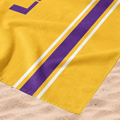 منشفة الشاطئ Northwest LSU Tigers NCAA Homebreak للشاطئ، عبوتين مقاس 30 × 60 بوصة in Kuwait