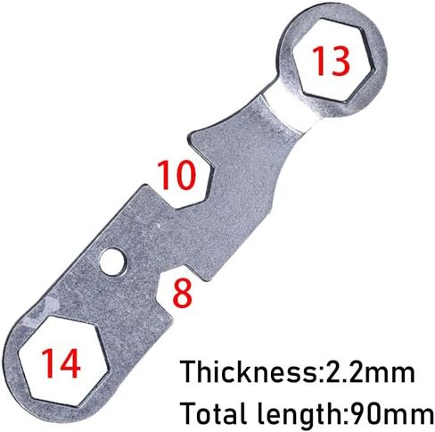 6 Pack Skate Tools All-in-One Universal Skateboard Tool Portable Mini Multi Function Skateboard Trucks Allen Wrench Spanner for Kingpin Nuts Skateboard Truck Nut Longboard Skateboards Bearings in Saudi Arabia
