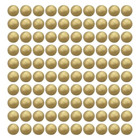 100 قطعة من الكرات النحاسية الدقيقة - [5/32 بوصة] مستديرة لصمامات البطانات المحامل والآلات والسيارات والاستخدام بنفسك in Saudi Arabia