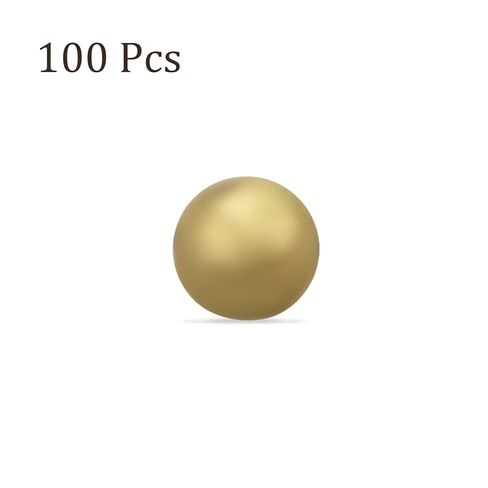 100 قطعة من الكرات النحاسية الدقيقة - [5/32 بوصة] مستديرة لصمامات البطانات المحامل والآلات والسيارات والاستخدام بنفسك in Saudi Arabia