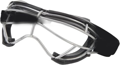 Lacrosse Goggles Silicone Ferroalloy Ergonomic Design Anti Slip Texture Hockey Goggle for Training in Saudi Arabia