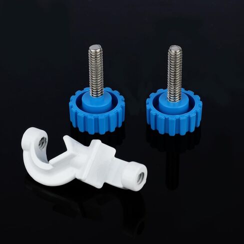 stonylab Adjustable Bosshead Clamp Holder, 2-Pack Aluminum Alloy Lab Stand Clamp, up to 13 mm Rods, White Coated for Laboratory Use in Saudi Arabia