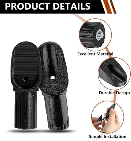 2Pcs Adapters for SRAM AXS Wireless Blips | Recumbent Bar Mounts | Aerodynamic End Cap Design | Secure Attachment-Easy Access-Minimizes Drag | for Time Trial and Road Bikes in Kuwait