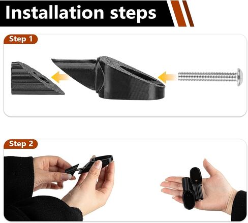 2Pcs Adapters for SRAM AXS Wireless Blips | Recumbent Bar Mounts | Aerodynamic End Cap Design | Secure Attachment-Easy Access-Minimizes Drag | for Time Trial and Road Bikes in Kuwait