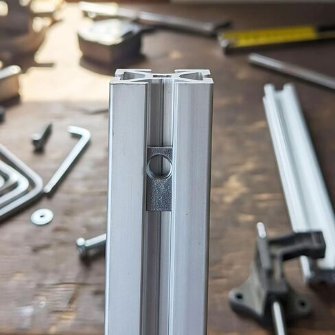 10 Series M6 x 1.0 T-Nut Roll in Spring Ball, 10Pcs Carbon Steel T Track Loaded Elastic Threaded Nut European Standard 8mm Aluminum Extrusion Profile Rail Hardwares Slot for 3D Printer Drop Bolts in Saudi Arabia