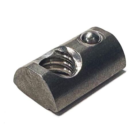 10 Series 1/4"-20 Stainless Steel Self Aligning Roll-in T-Nuts with Ball Spring (25-Pack) – 8020-Compatible T Slot Hardware for Aluminum Extrusion in Saudi Arabia