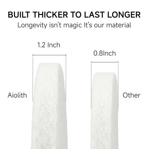 20" Black Stripping Floor Pad, Heavy Duty Commercial Pad for Scrubber & Buffer & Other Floor Machines, Extra Thick ≥2.3cm Open Mesh Design, Wax & Coating Removal (5pcs) in Kuwait