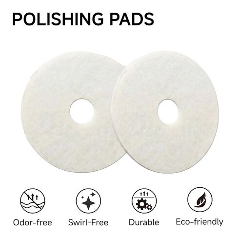 20" Black Stripping Floor Pad, Heavy Duty Commercial Pad for Scrubber & Buffer & Other Floor Machines, Extra Thick ≥2.3cm Open Mesh Design, Wax & Coating Removal (5pcs) in Kuwait