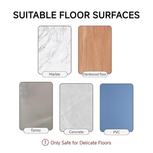 20" Black Stripping Floor Pad, Heavy Duty Commercial Pad for Scrubber & Buffer & Other Floor Machines, Extra Thick ≥2.3cm Open Mesh Design, Wax & Coating Removal (5pcs) in Kuwait