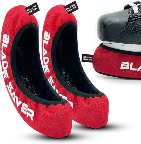 Ice Skate Guards - Premium Ice Skate Soakers for Figure Skating and Hockey - Absorbent Terry Cloth Blade Covers - Quick-Dry - Machine Washable - Fits Multiple Sizes - Protects Blades and Gear Bags in Kuwait