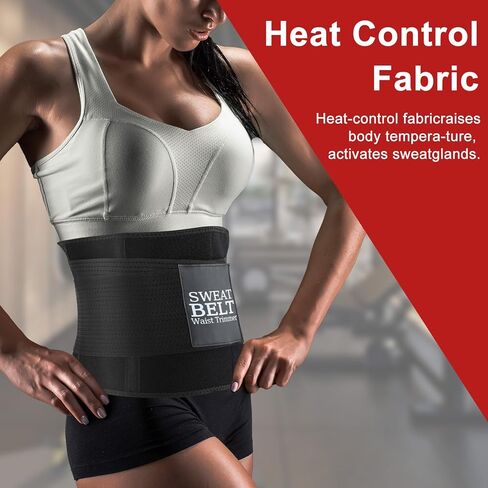 MORECOO Waist Trainer for Women - 9.75" Waist Trimmer & Sweat Band for Weight Loss, Workout & Postpartum Recovery Body Shaper in Saudi Arabia