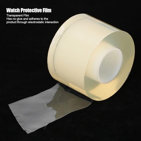 Sonew Transparent Watch Protective Film with Antistatic Properties for Jewelry | High Elasticity and Puncture | Lightweight Plastic 50x73mm in Saudi Arabia