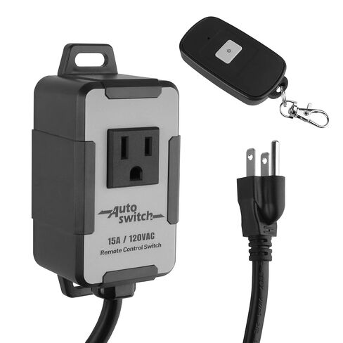 O'SKOOL Wireless Electrical Outlet Switch, 433M Transmitter 120V Plug (Battery Included) in Kuwait