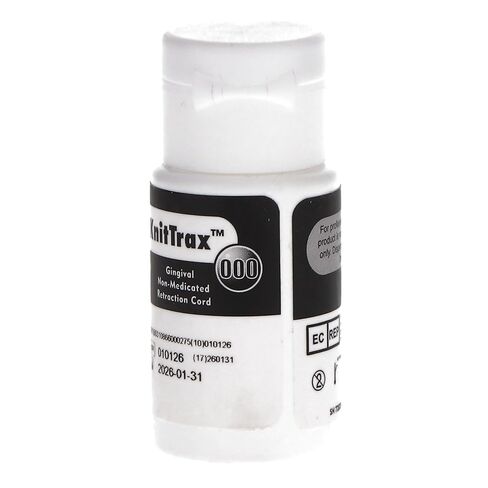 Pascal 07-569 KnitTrax Plain #000 Ultra Thin Knitted Gingival Retraction Cord 100 in Kuwait