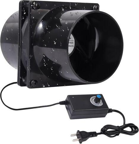 أطقم مراوح قناة العادم 4.72 بوصة 12 فولت مع محولات حواف مجاري مزدوجة 4 بوصة، وحدة تحكم متغيرة السرعة، مروحة صغيرة مضمنة لشفاط الدخان من أجل غلاف الطابعة ثلاثية الأبعاد DIY، حفارة بالليزر، لحام الخيام الصغيرة in Kuwait