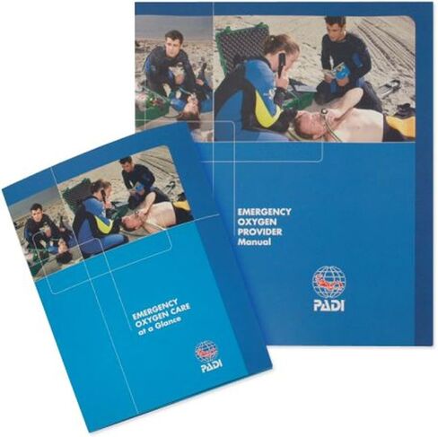 Padi 60032 Emergency Oxygen Care Provider Book EFR, Scuba Dive First Aid, Scuba Dive Emergency, Authorized Dealer Full Warranty in Kuwait