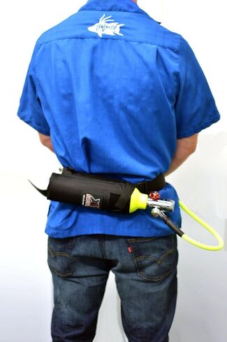 طقم غوص زجاجة المهر من DXDIVER مع حزام نايلون - خرطوم - خزان 13 قدم مكعب - مقياس زر - منظم - محول تعبئة - جهاز غطس احتياطي للهواء in Kuwait