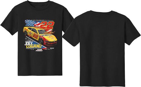 Checkered Flag Sports Unisex Kid's Youth 1-spot Car Graphic Short Sleeve T-Shirt in Saudi Arabia
