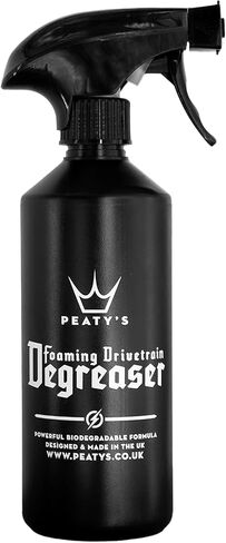 Peaty's Foaming Drivetrain Degreaser- High Strength Biodegradable Bicycle Cassette and Chain Cleaner, 500ml / 16.9 oz in Saudi Arabia