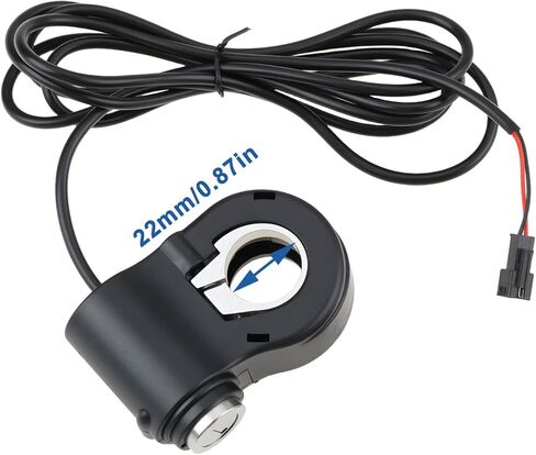 24V-72V E-Bike 2-Pin Ignition Switch with 2 Keys SM Connector for Handlebar Twist Throttle in Saudi Arabia