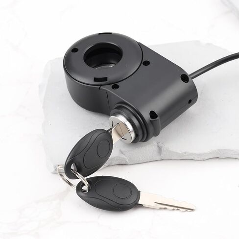 24V-72V E-Bike 2-Pin Ignition Switch with 2 Keys SM Connector for Handlebar Twist Throttle in Saudi Arabia