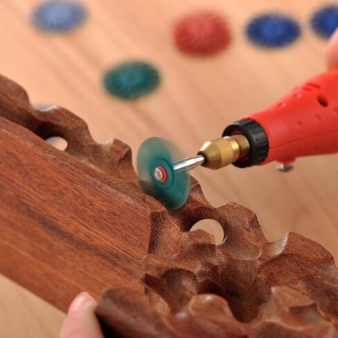 140 PCS Polishing Kit Compatible with Dremel Tools, Buffing Wheels Polishing Bits for Rotary Tool Accessories, 1/8 in Shank, 3Pcs Polishing Compound, Small Sanding Kit for Metal, Resin, Wood, Jewelry in Kuwait