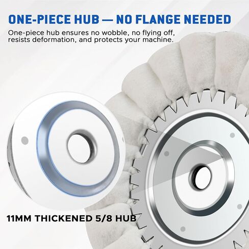 عجلة تلميع مجرى الهواء الدقيقة على شكل حرف S مقاس 8 بوصات مع محور أربور خالٍ من الشفة مقاس 5/8 بوصة، وعجلات تلميع لمطحنة الزوايا، وعجلات تلميع لإنهاء المرآة على إطارات عجلات الشاحنات المصنوعة من الفولاذ المقاوم للصدأ المصنوعة من الألومنيوم in Kuwait