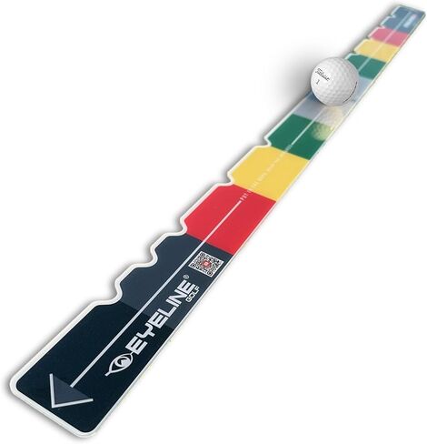 EyeLine Golf Stroke Meter 2.0 – Putting Aid for Stroke Length, Speed, and Distance Control – Indoor & Outdoor Golf Training Tool for Balanced, Repeatable Putting Stroke – Visual Feedback for Practice in Kuwait
