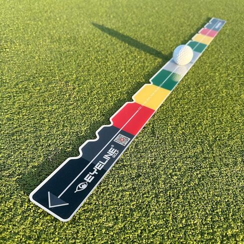 EyeLine Golf Stroke Meter 2.0 – Putting Aid for Stroke Length, Speed, and Distance Control – Indoor & Outdoor Golf Training Tool for Balanced, Repeatable Putting Stroke – Visual Feedback for Practice in Kuwait