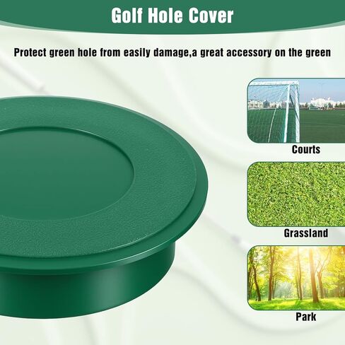6 Pcs Golf Cup Cover, Golf Hole Cup Covers Putting Green Hole Covers Practice Training Aids Holes Plastic for Garden Yard Backyard Game Ball Outdoor Sports Activities in Saudi Arabia