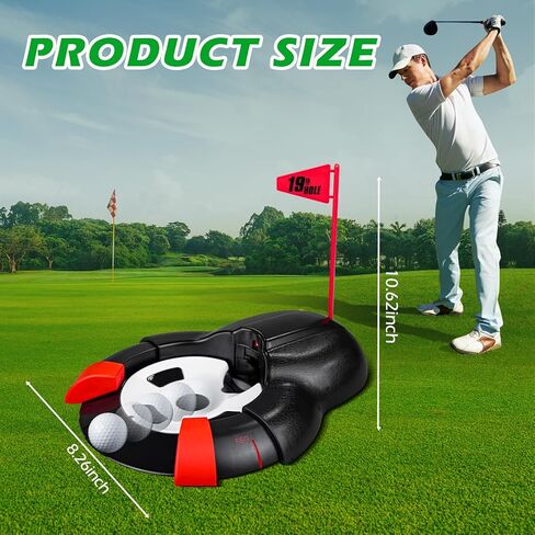 كأس الإرجاع التلقائي لكرة الجولف، مساعد التدريب في الأماكن المغلقة/الخارجية، آلة وضع كأس الجولف، مناسبة للتدريب في المنزل، الفناء، المكتب، الحفلات in Kuwait