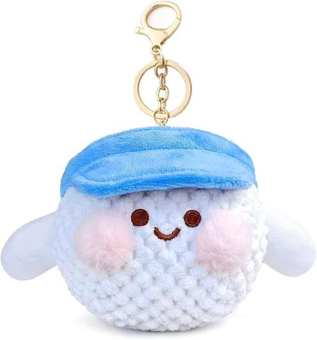 سلسلة مفاتيح من القطيفة المحشوة بكرة الجولف الناعمة اللطيفة من JEWSUN in Kuwait