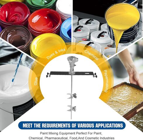 50 Gallon IBC Pneumatic Mixer Air Agitator 1/2 200L High Efficiency Paint Stirring Equipment With Support Hanger for Ink Resin Adhesive Che-mical Dissolution in Kuwait